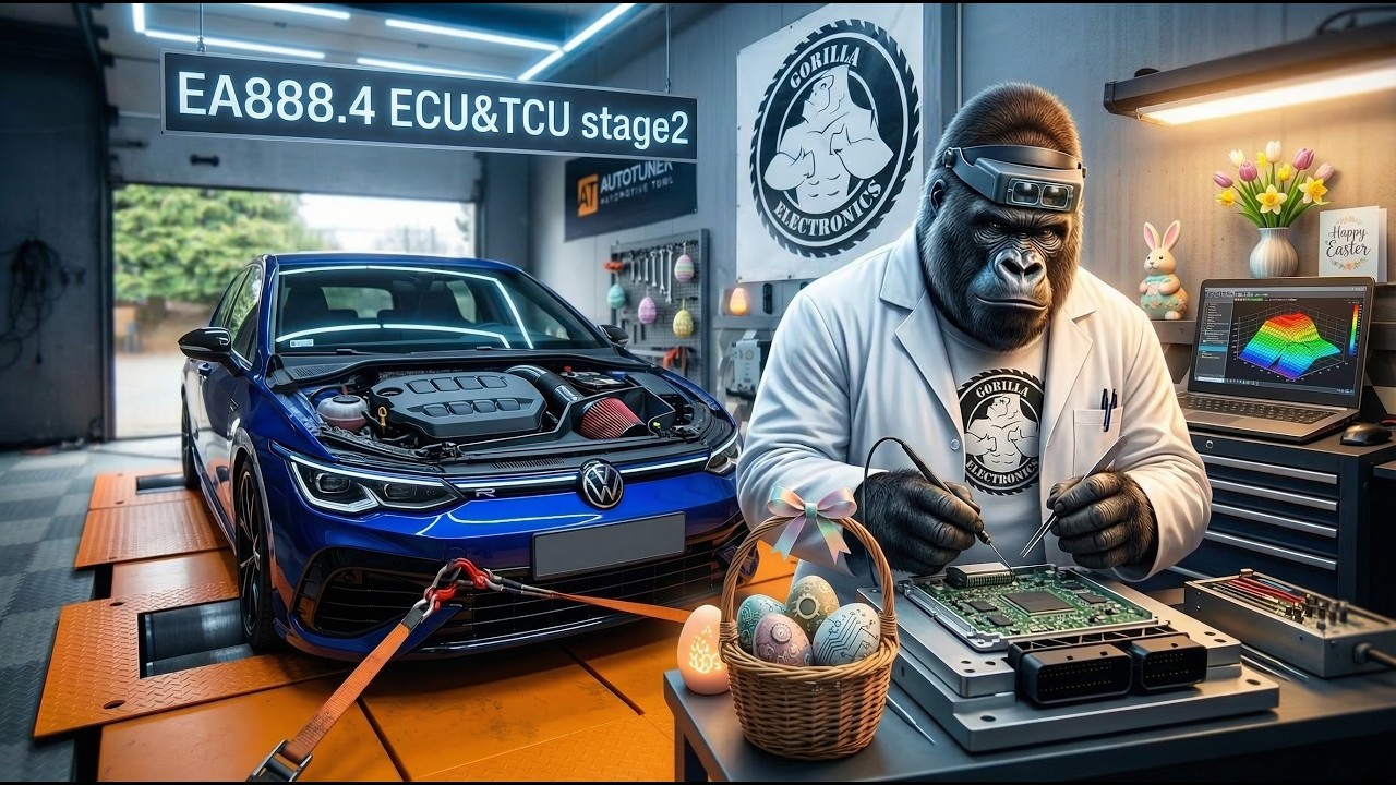 🦍🔋Chiptuning VW Golf 8R 2.0TSI EA888.4👑 20th 333KM stage2 DQ381gen2 mod//Wagner Miltek R600 intake🔋🦍