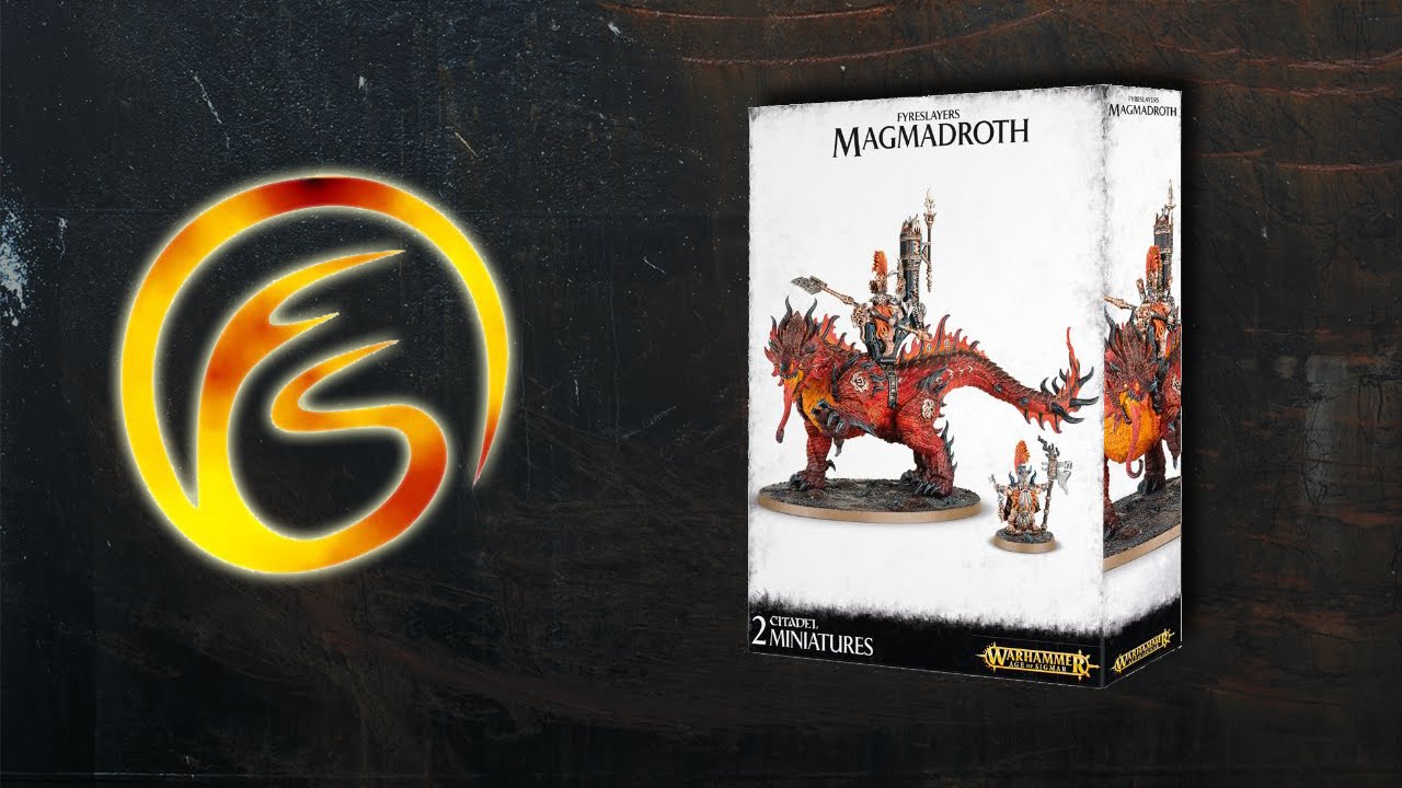 Age of Sigmar Magmadroth Unboxing Fyreslayers Warhammer Firestorm Games