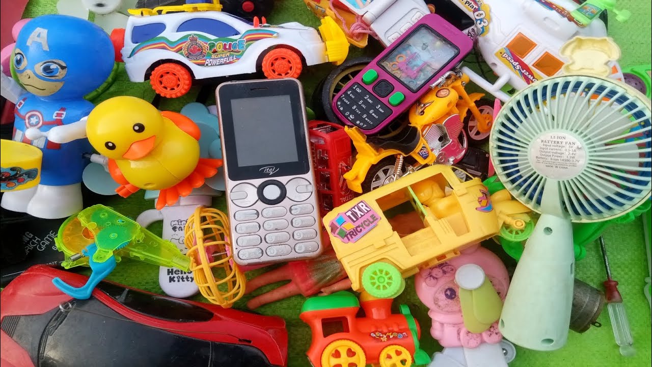 How to make awesome ideas using scrap breaking and opening Toys 