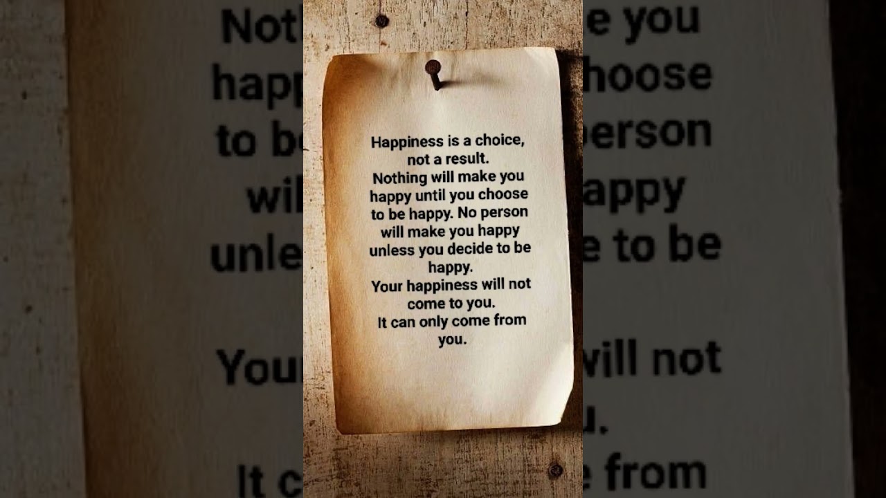 Happiness is a choice!....#motivation#quotes#shorts#life #english_quotes