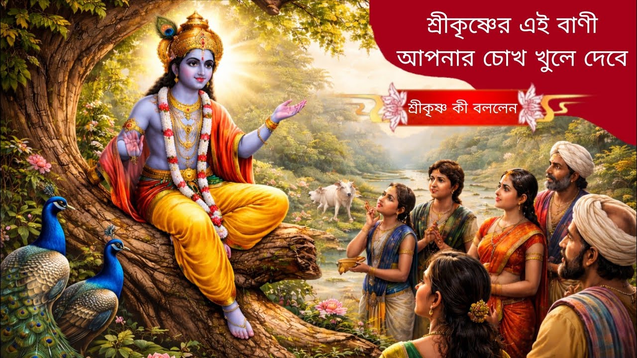শ্রীকৃষ্ণের বাণী | জীবন বদলে দেওয়া অমূল্য কথা | Shri Krishna bani Bangla