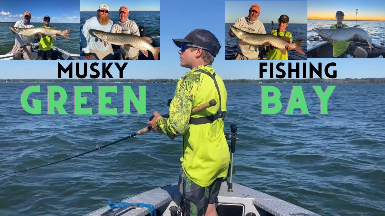GREEN BAY MUSKIES with Brian Klein (MULTIPLE MUSKY CAUGHT and LURES AND PATTERNS)
