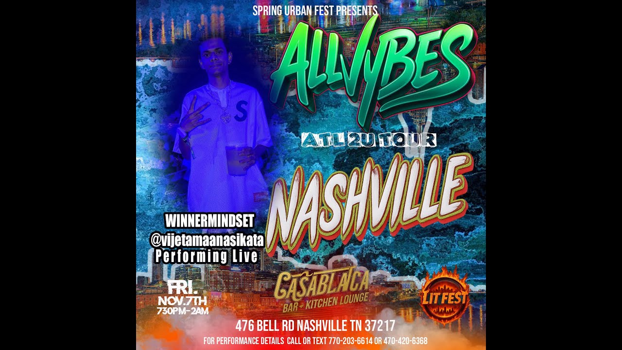 PERFORMING LIVE MY FRIST ALBUM IN NASHVILLE DOWNTOWN | 2025 | WINNERMINDSET