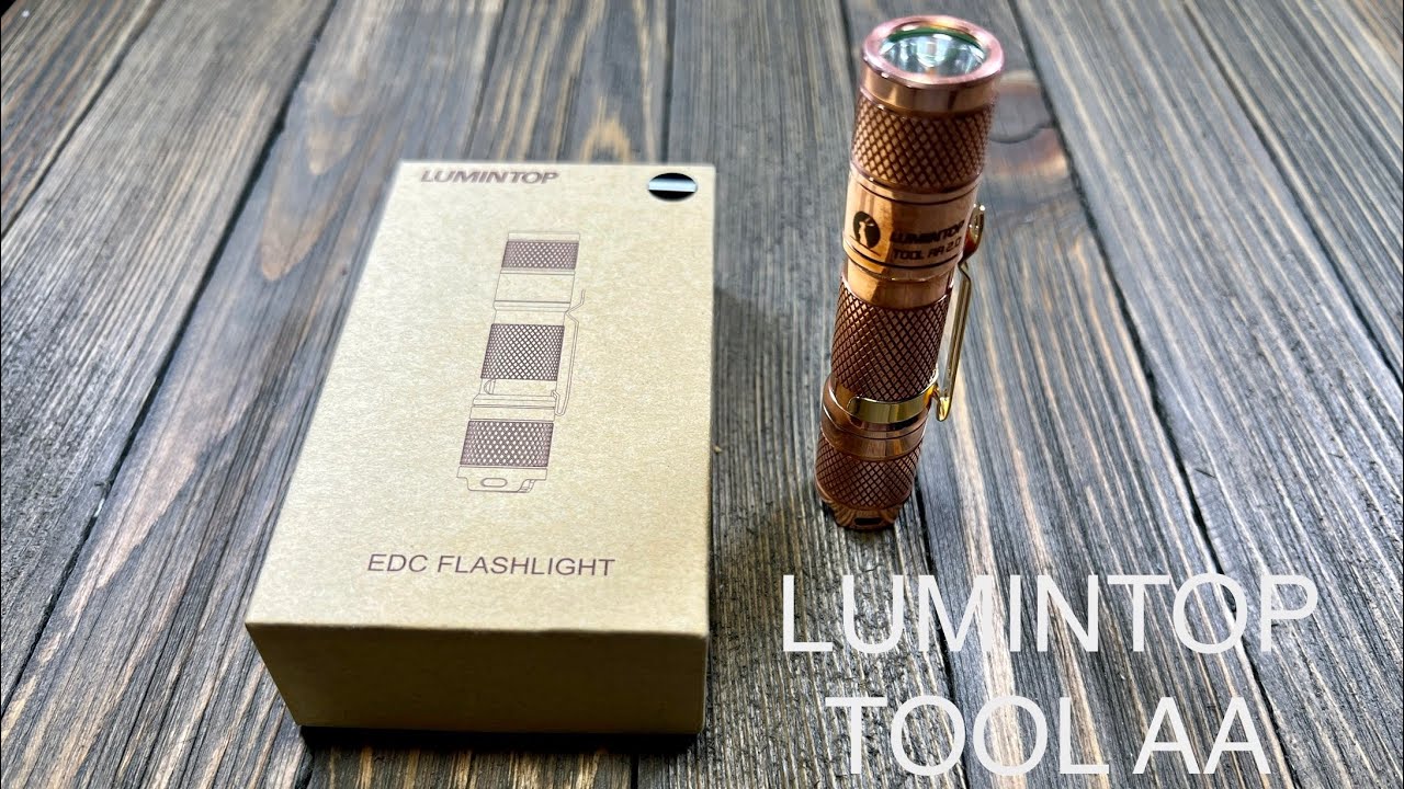 Lumintop Tool AA Flashlight! Unboxing And First Impressions!
