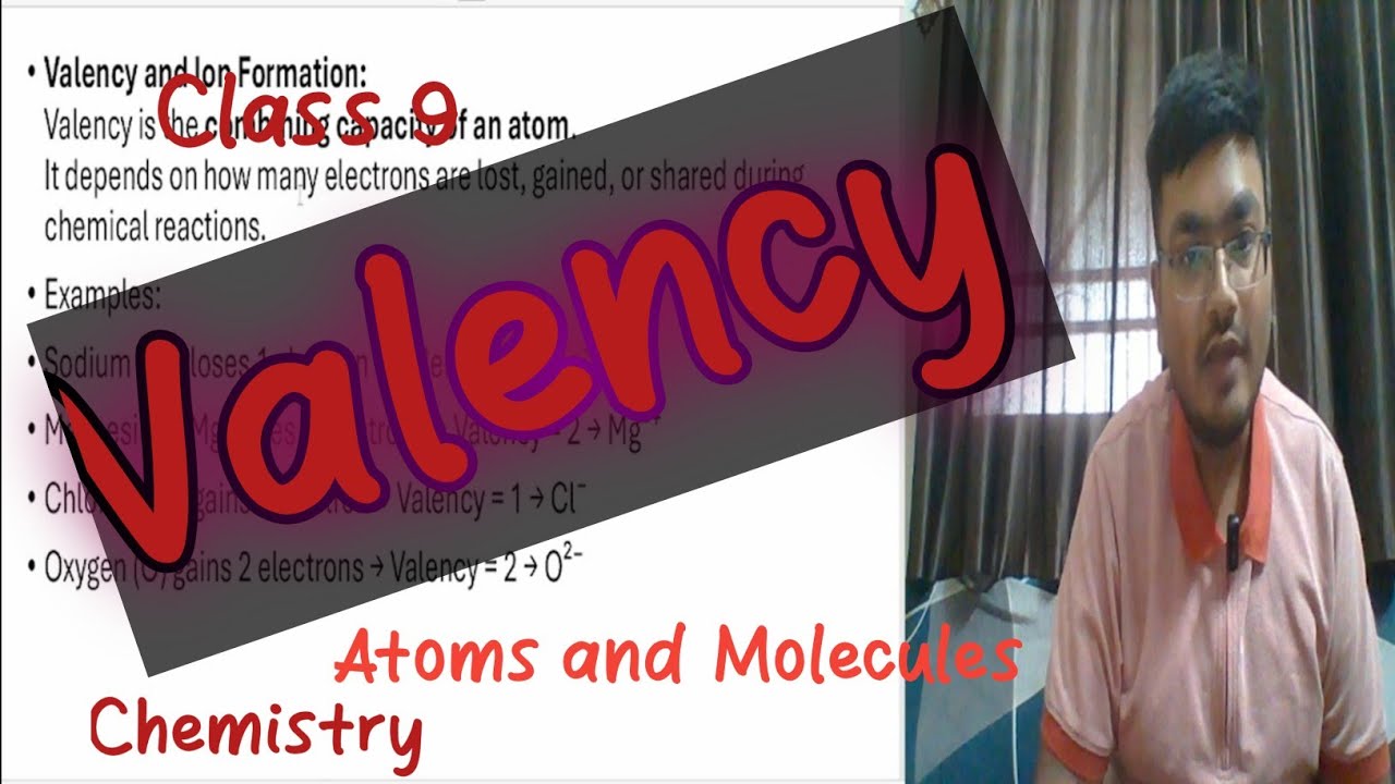 Class 9 Valency | Atoms and Molecules