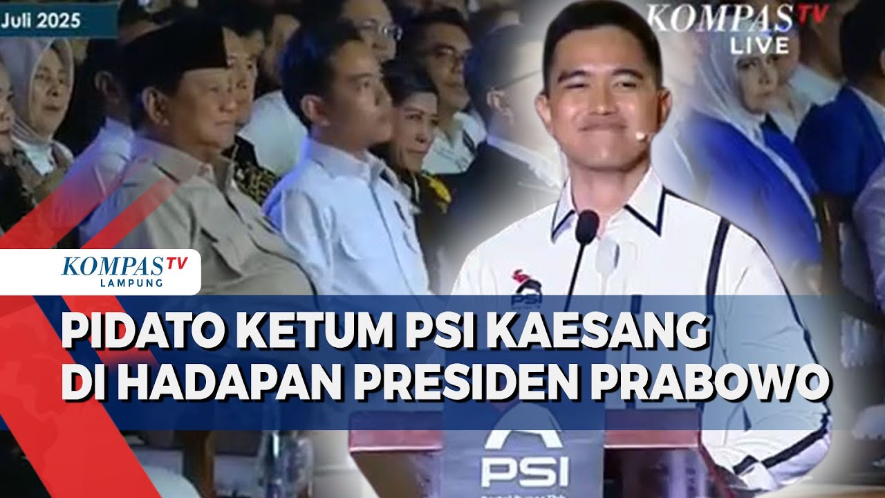 Di Hadapan Prabowo, Kaesang Singgung Makan Bergizi Gratis saat Pidato di Kongres PSI