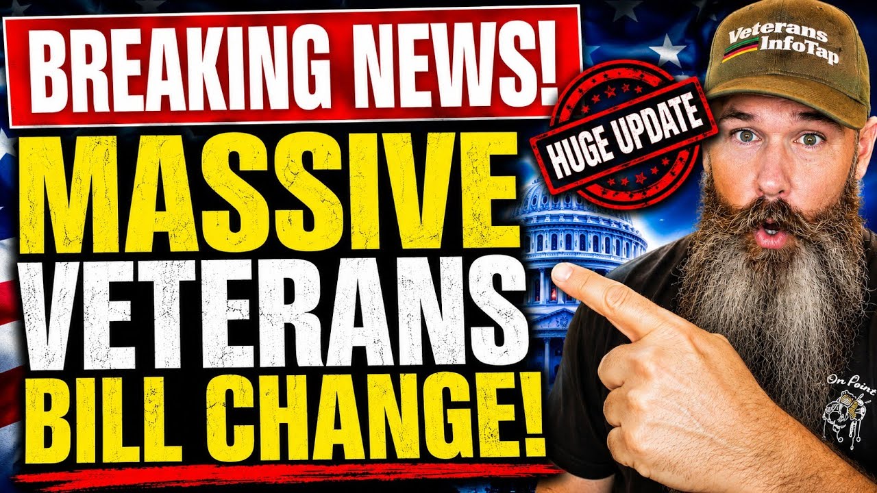 BREAKING NEWS! HUGE UPDATE ON MASSIVE VETERANS BILL - House Leadership pulls military benefits bill