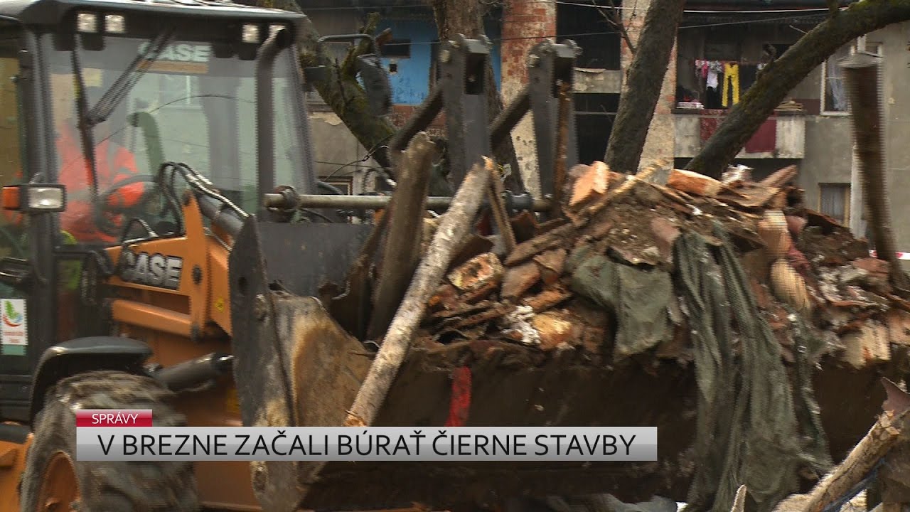 V Brezne začali búrať čierne stavby
