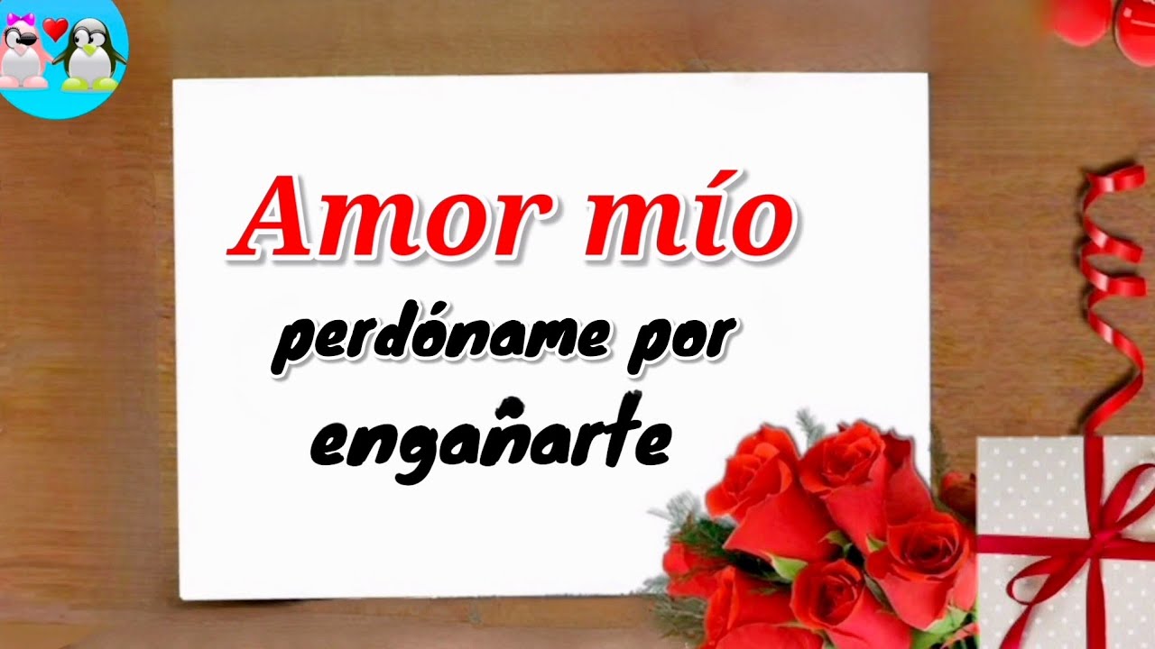 Amor te confieso soy culpable engañarte no fue mi intención ( Amor impactante )