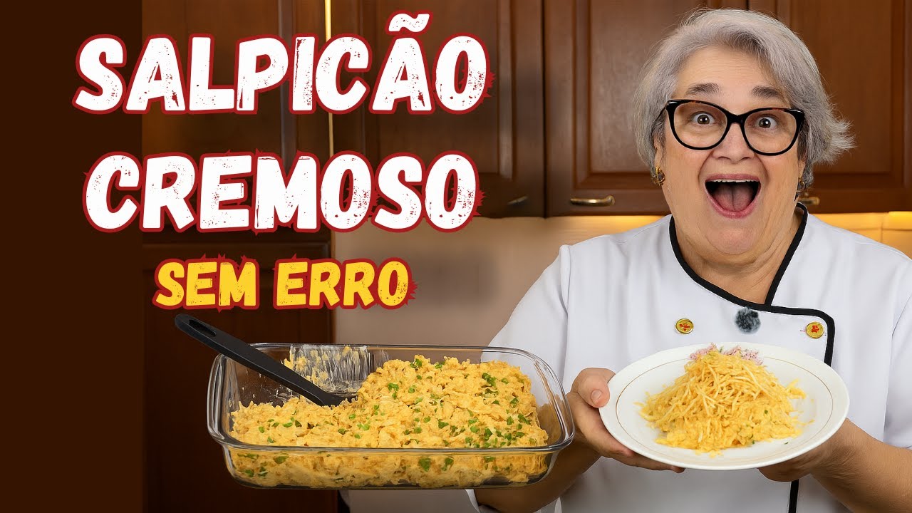 Como fazer SALPICÃO CREMOSO que todo mundo ama (receita simples e lucrativa!)