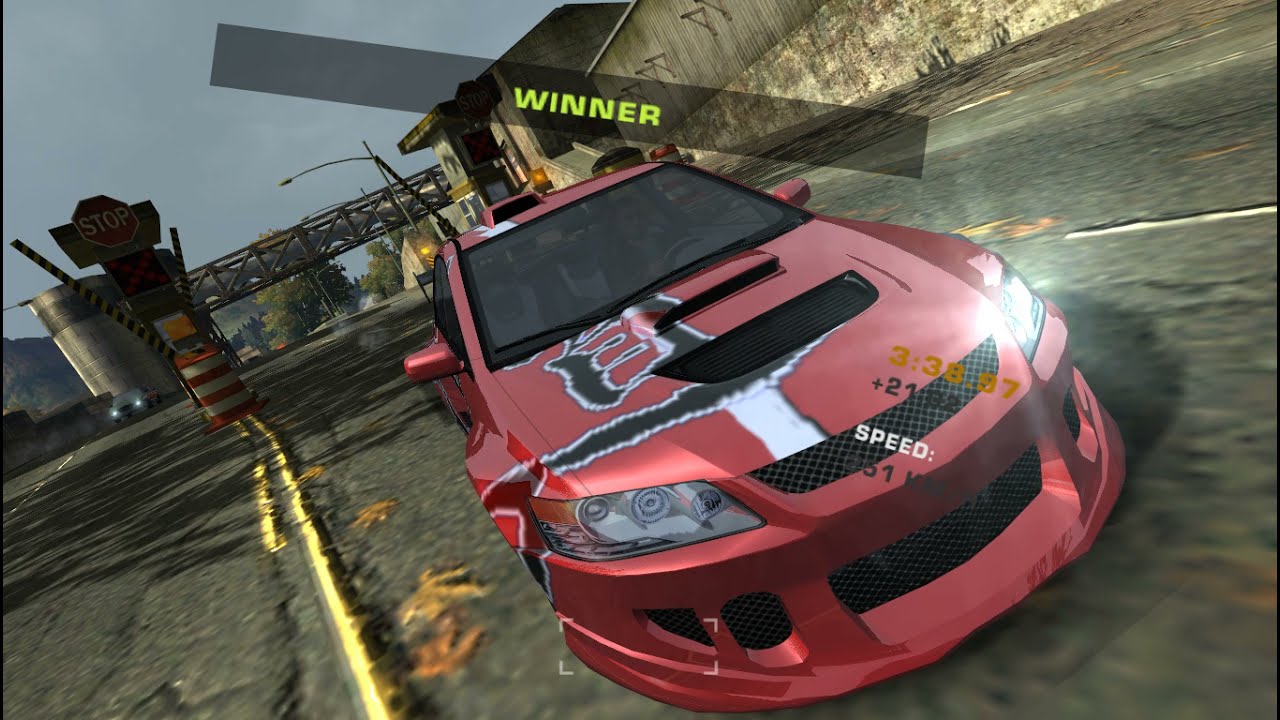 NFSMW 2005: Tollbooth: Mitsubishi Lancer Evolution VIII 'Stacked-Deck'