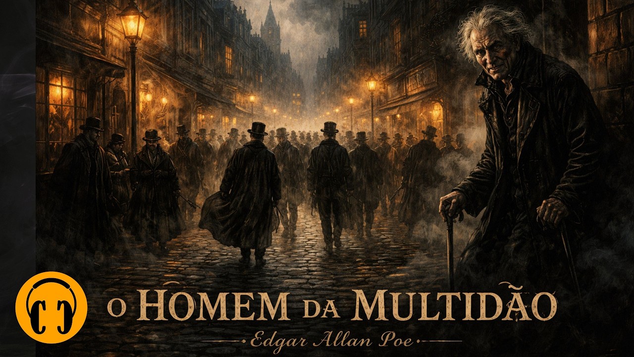#1079 - O homem na multidão - Edgar Allan Poe - Conto um Conto #audiolivros