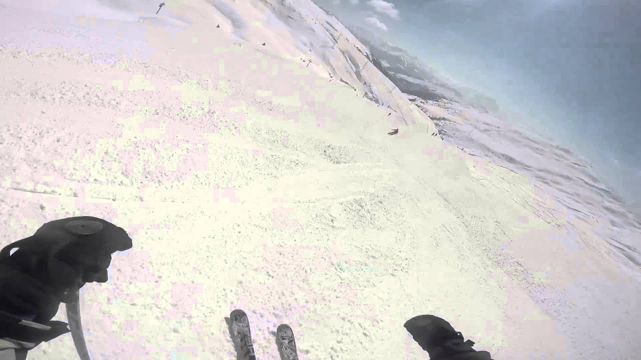 Piste 35: Sattel. Ski Resort Flims - Laax - Falera, Switzerland.