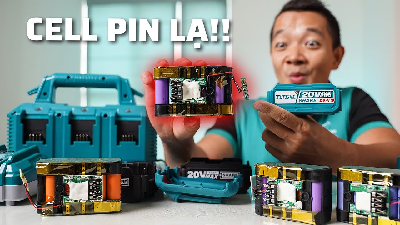 Tất Tần Tật Về Pin Và Sạc 20V Mới Của Total - Giá Dễ Chịu Thiệt !