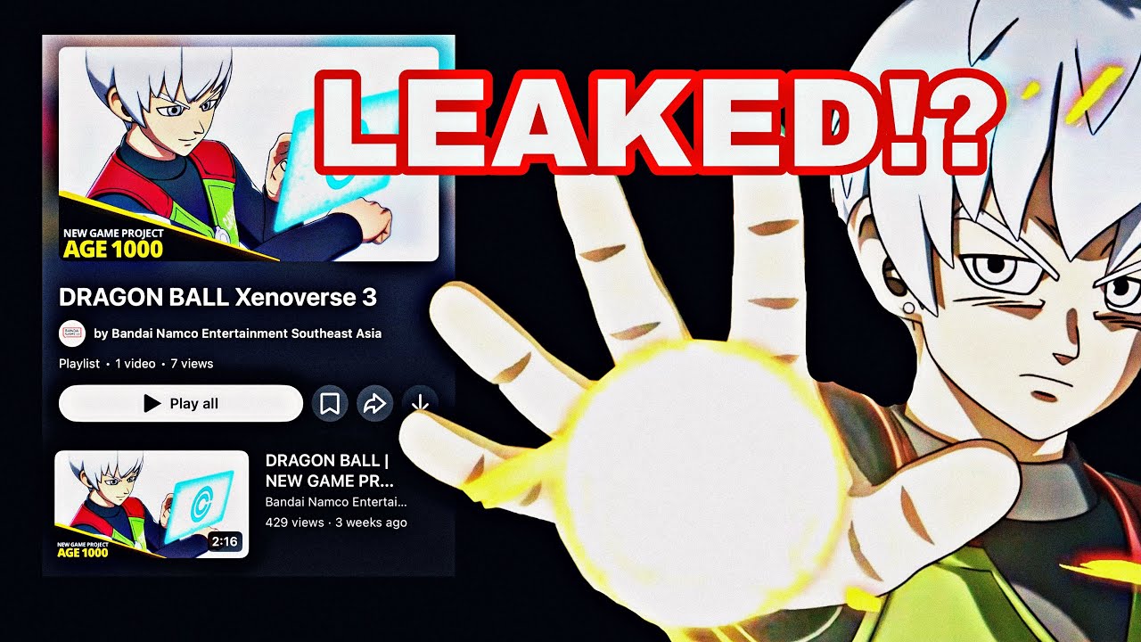 XENOVERSE 3 OFFICIALLY LEAKED!?