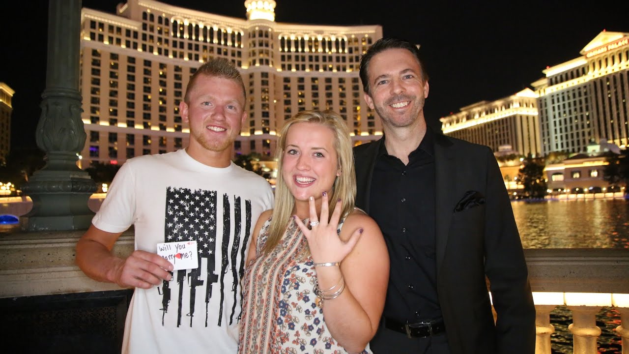 Birthday surpise turns into magical proposal in Vegas!   Magic of Devereaux