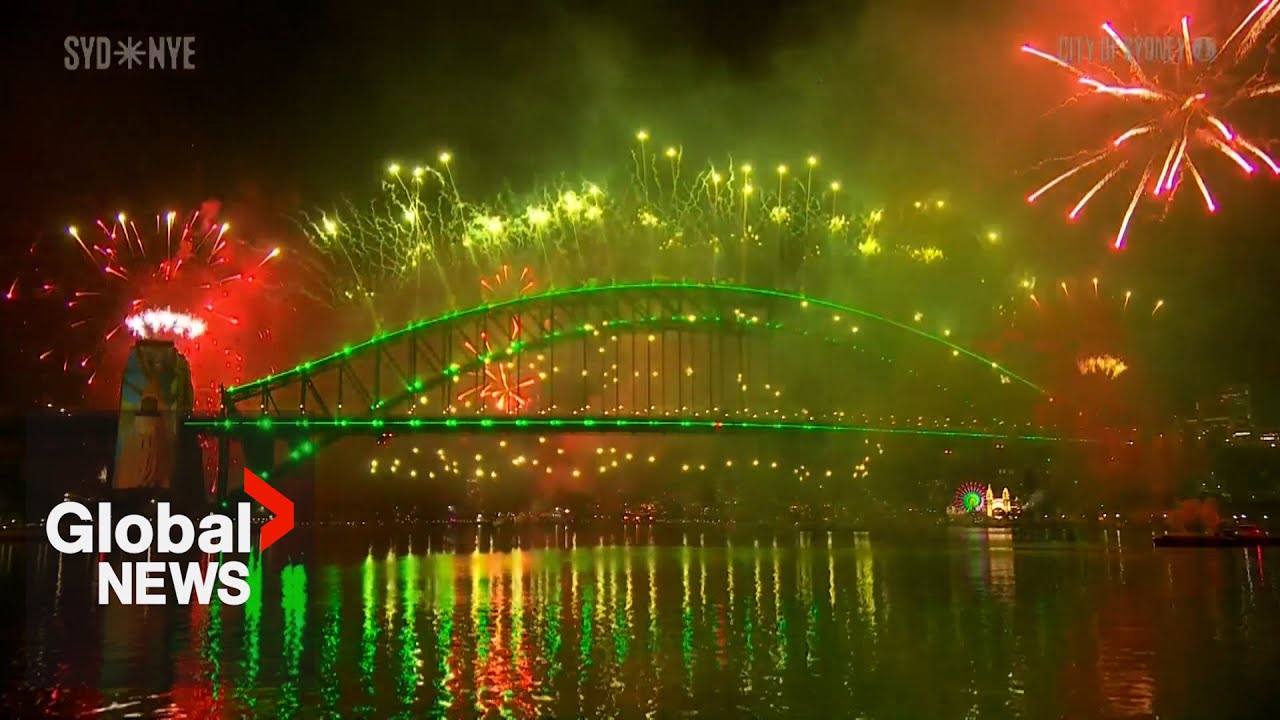 New Year's 2026: Australia puts on extravagant fireworks display over Sydney Harbour