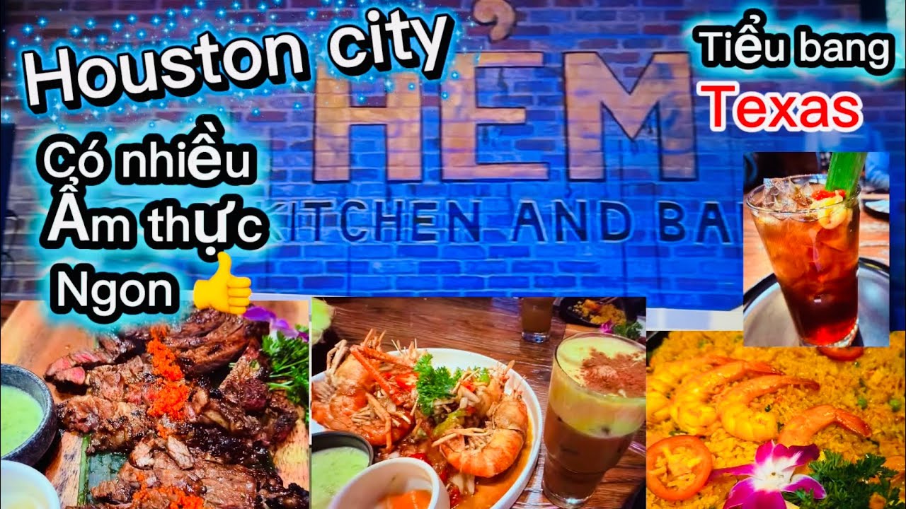 #259🇺🇸Tiệm ăn (Hẻm)TP Houston , có nhiều món ăn ngon tha hồ lựa chọn 👍😋❤️❤️🥰￼