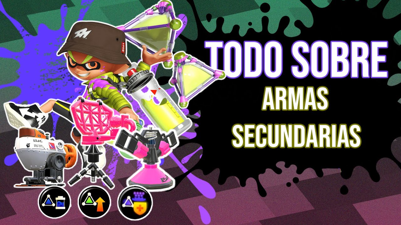 Todo Sobre: Armas Secundarias | Splatoon 3