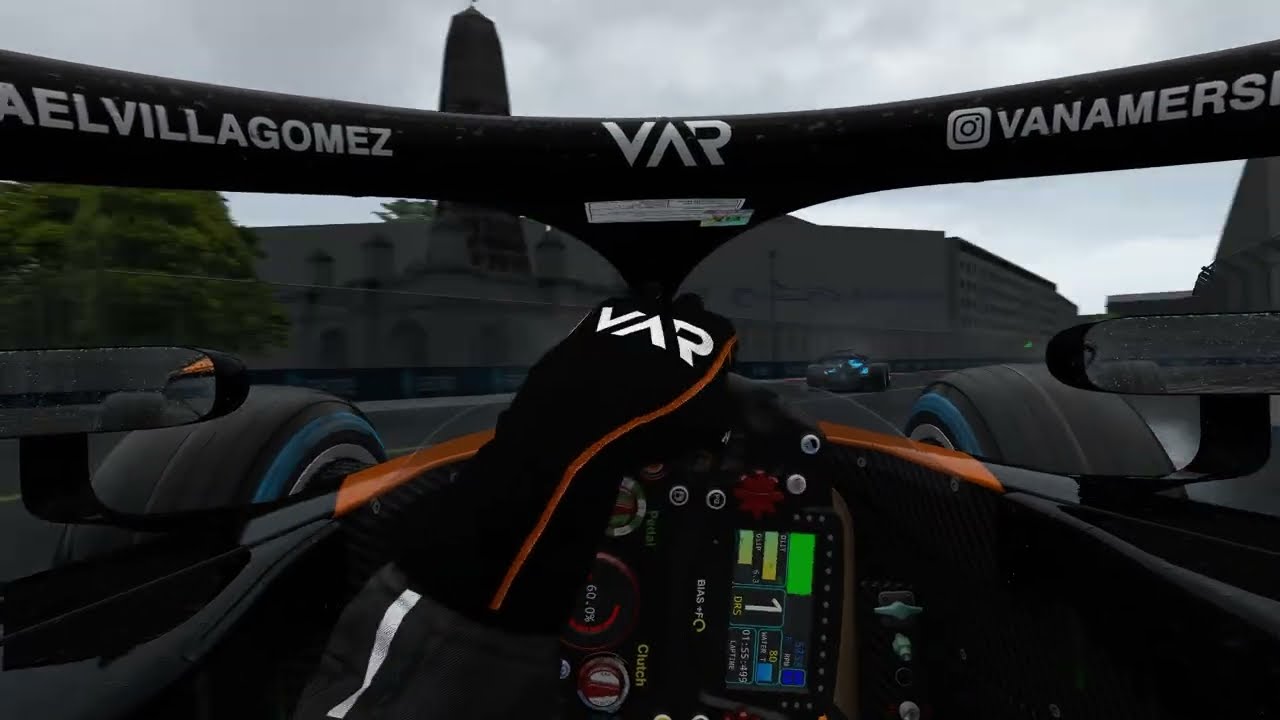 Sanam Luang Circuit - Bangkok - Thailand - Assetto Corsa - Formula 2 Wet Race