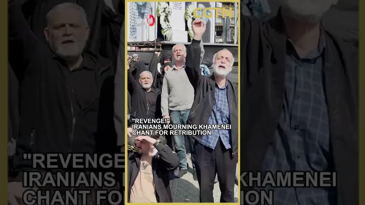 'Revenge!' Iranians mourning Ali Khamenei chant for retribution