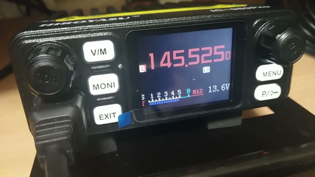 QSO con EB5HVE op Juan Vicente a 50 km por VHF en directo usando la Hiroyasu y 6 wts.