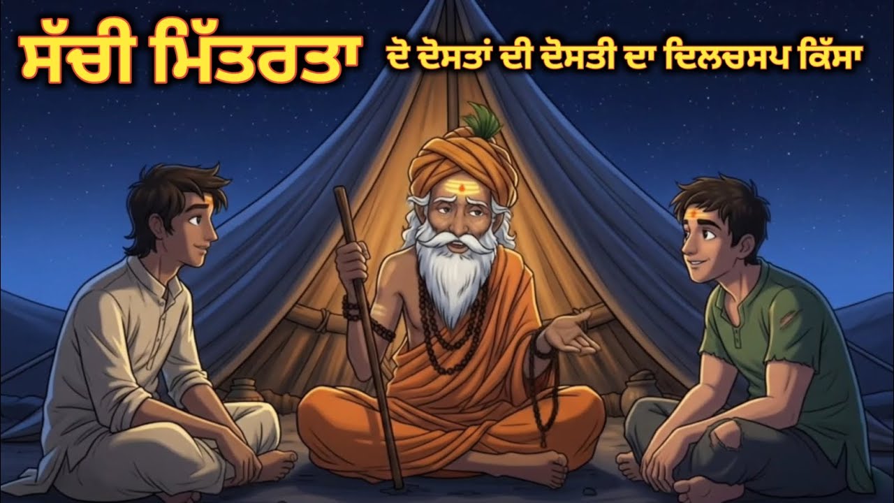 ਸੱਚੀ ਮਿੱਤਰਤਾ। ਪੰਜਾਬੀ ਕਹਾਣੀ। True Friendship punjabi story