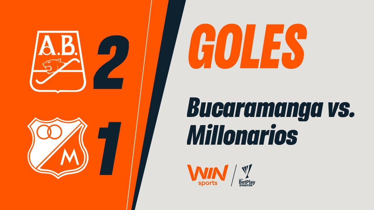 Bucaramanga vs. Millonarios (goles) | Liga BetPlay Dimayor 2026-1 | Fecha 1