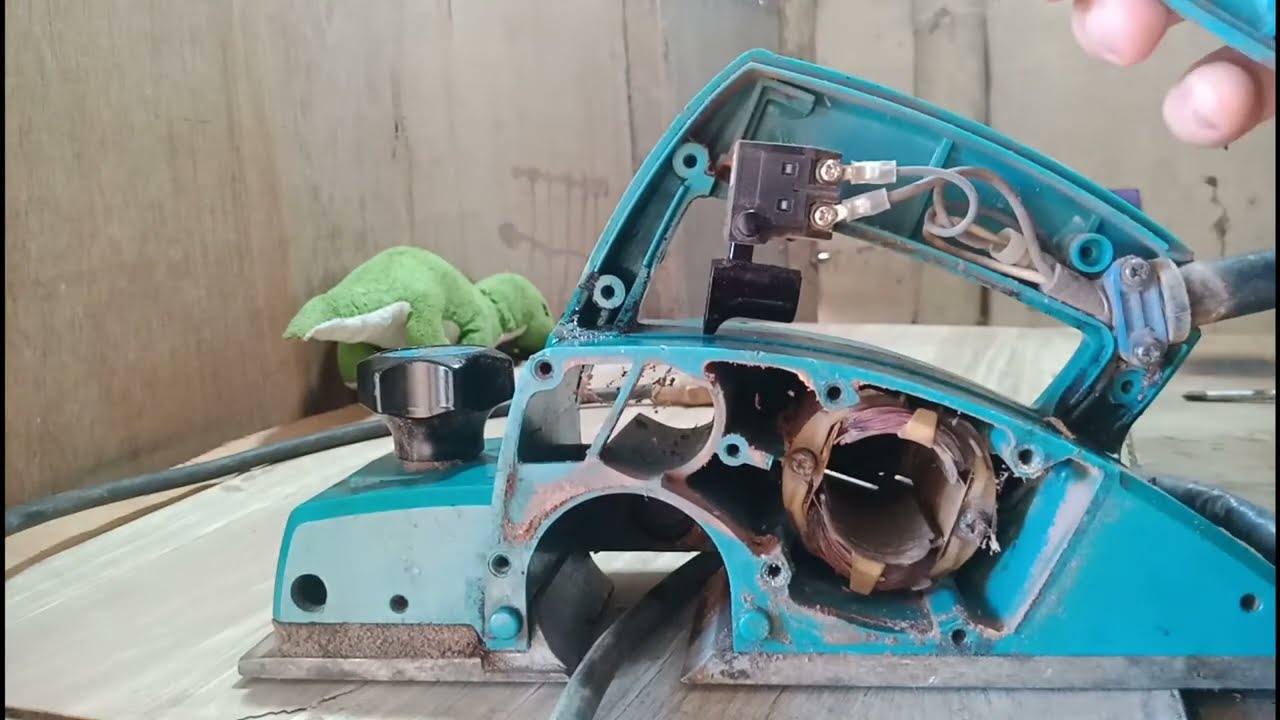 MAKITA PLANER N1900B JAPAN MADE Restoration ASMR#makita #powertools #makitaplaner#planer #oldisgold