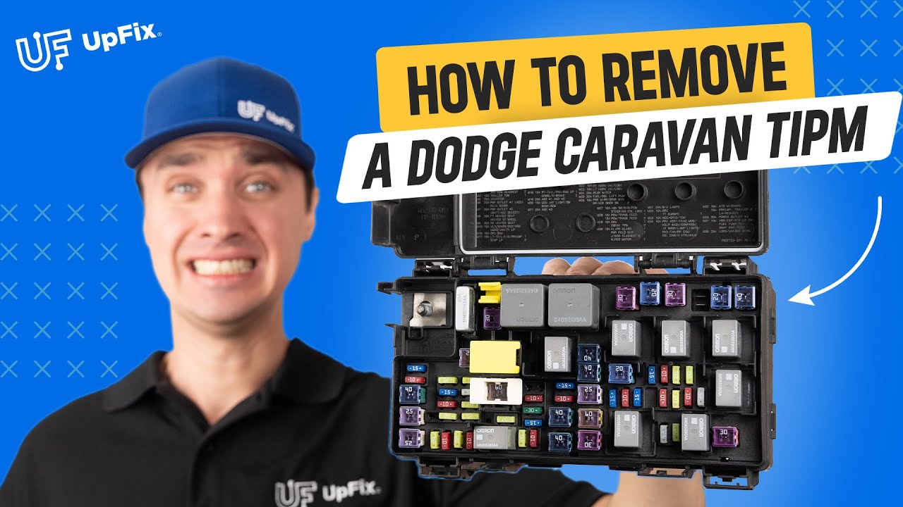 How To Remove a Dodge Caravan TIPM Totally Integrated Power Module Fuse Box (2008 - 2020)
