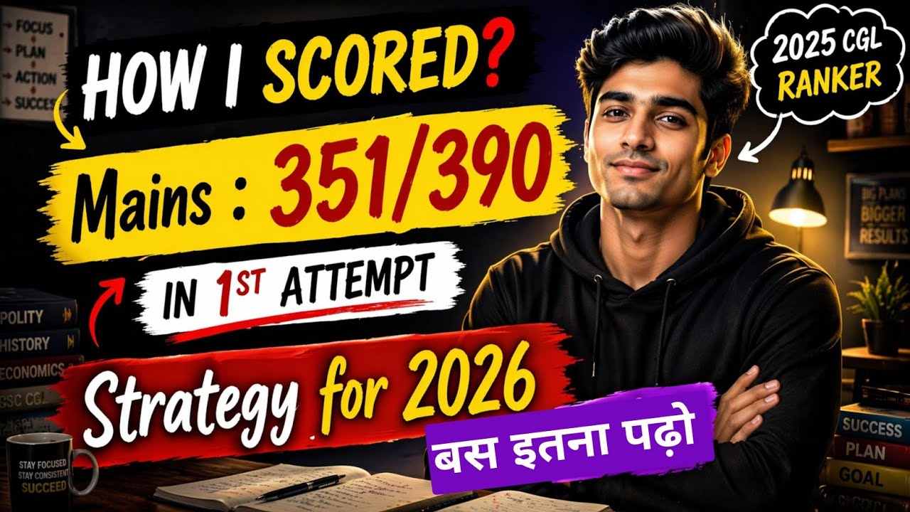 🔥 How I cleared all SSC Exam in my First Attempt From YouTube 💥 | SSC 2026 Strategy | Alpha Thinkers
