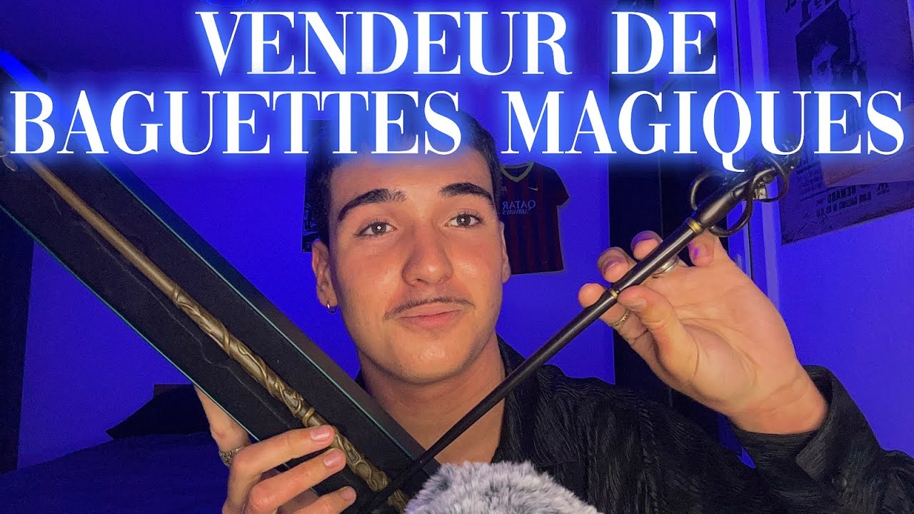 ASMR ROLEPLAY VENDEUR DE BAGUETTES MAGIQUES (tah Harry Potter, poudlard et tout)
