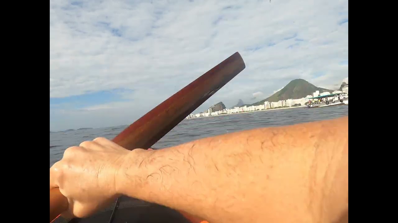 Estr&eacute;ia do caiaque CaJu, modelo Inuit da Eclipse Caiaques - Praia de Copacabana - 14 fev 22
