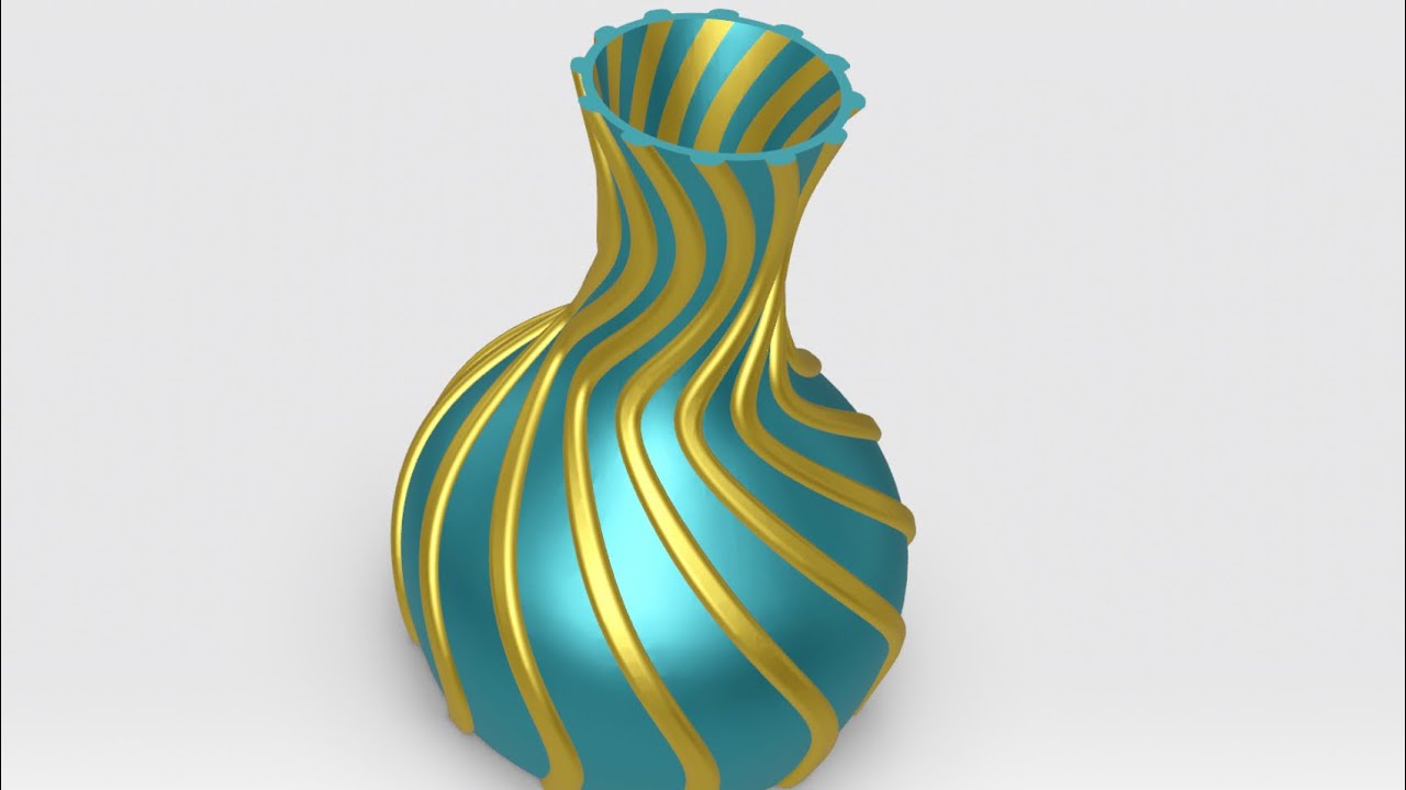 Quickest Way to Design a Twisted Vase in Shapr3D CAD for Ipad