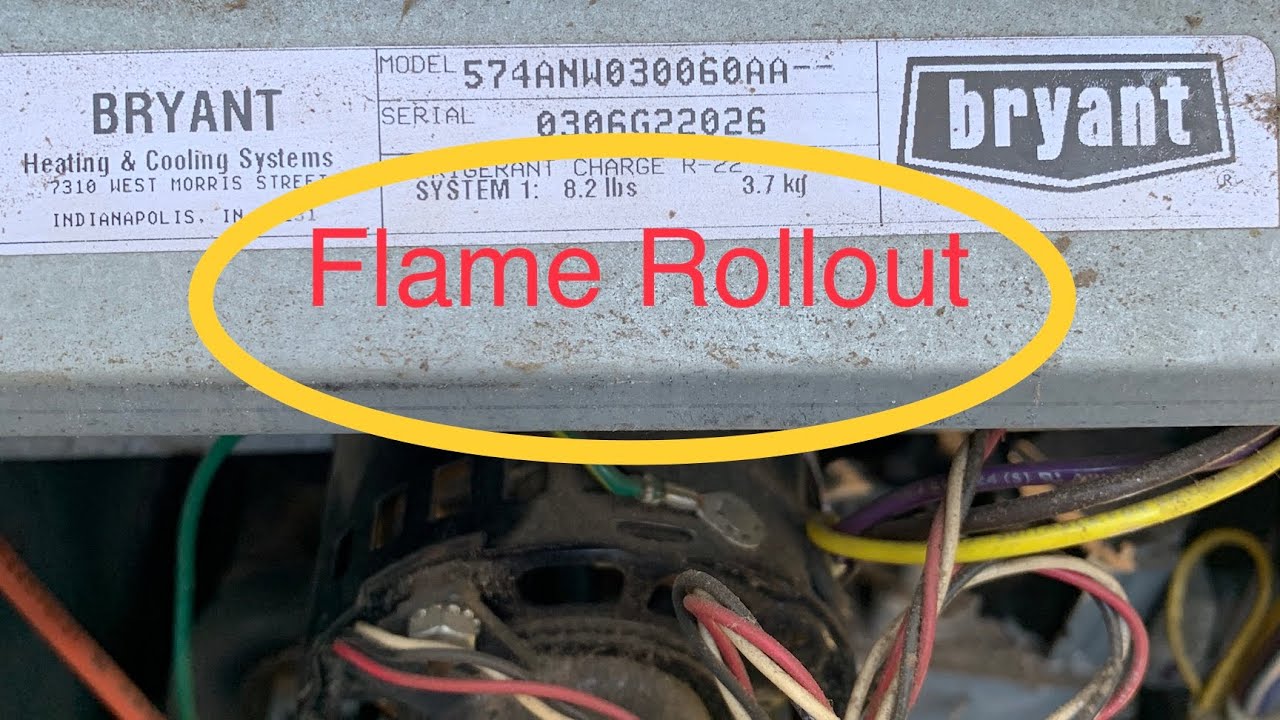 Replacing draft motor, and burners on Bryant gas pack 574ANW