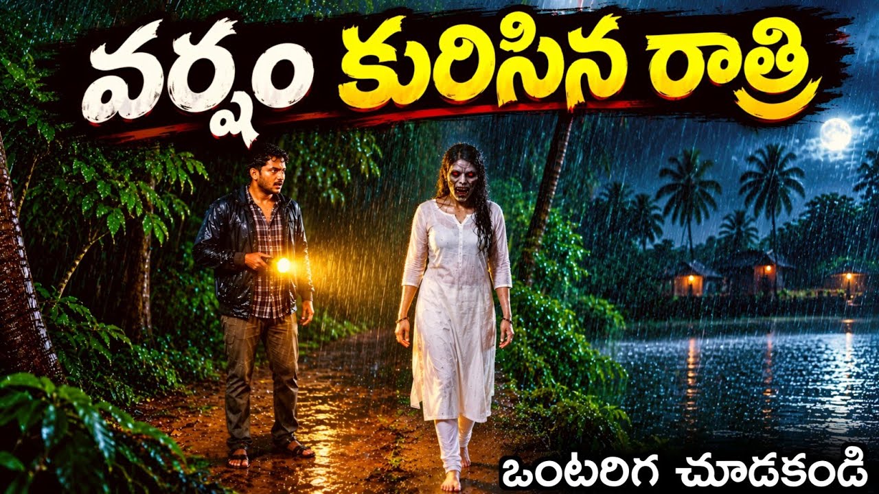 Rainy Night | 😱 అసలు ఆమె ఎవరు ? | Telugu Horror Story | Deyyam kathalu 