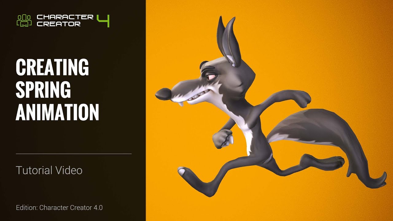 Character Creator 4 Tutorial - Creating Spring Animation