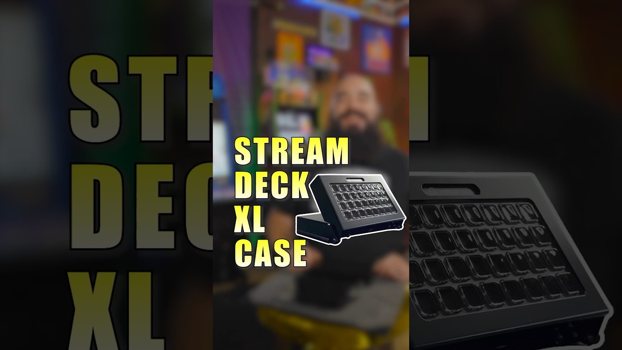 Ultimate Stream Deck XL case and stand for professionals! #streamdeck #videoediting #twitchstreamer
