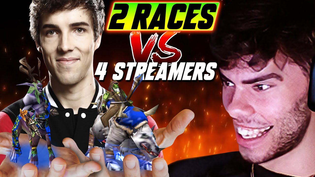 Grubby CONTROLS 2 RACES in epic 1v4 against Dantes, KarasMai, Natt and Paladin!