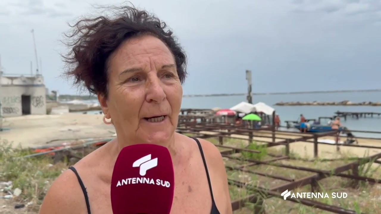 25 GIUGNO 2024   TARANTO   LIDO TARANTO TRA DEGRADO E SPORCIZIA  PROTESTA IL PLI