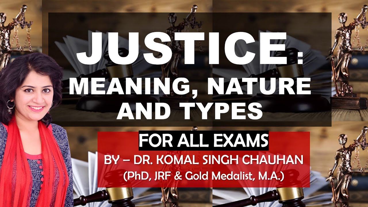 Concept of Justice I BA 1st Year I UGC NET I Political Science I Dr. Komal