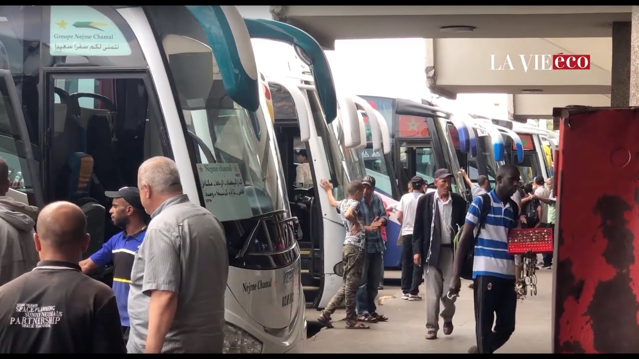 A la gare routière Ouled Ziane, la veille de Aid El Fitr