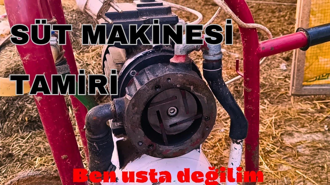 Süt Sağım Makinesi Tamiri/Bakımı/Yağ Değişimi/Süt Sağım Makinesi Soğukta Çalışmıyor Çözüm