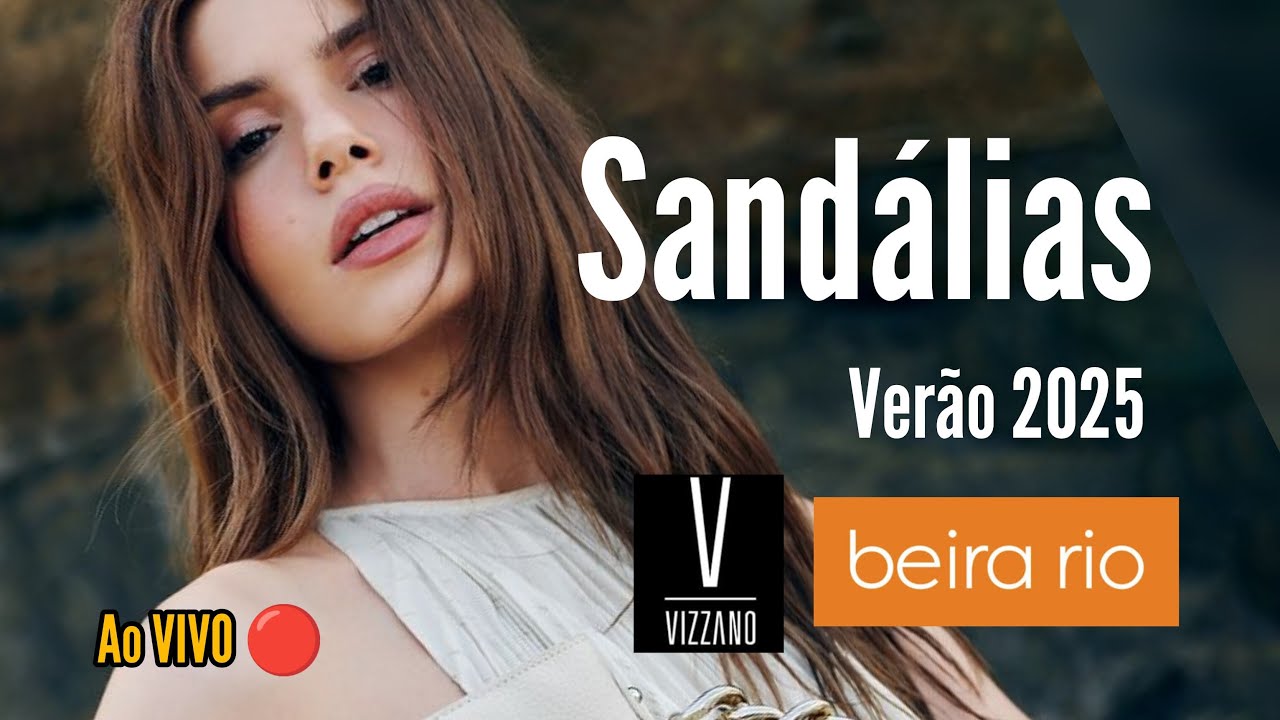 SANDÁLIAS FEMININAS VERÃO 2025 ✨ PAPETES FEMININAS E RASTEIRINHAS ✨ VIZZANO CALÇADOS