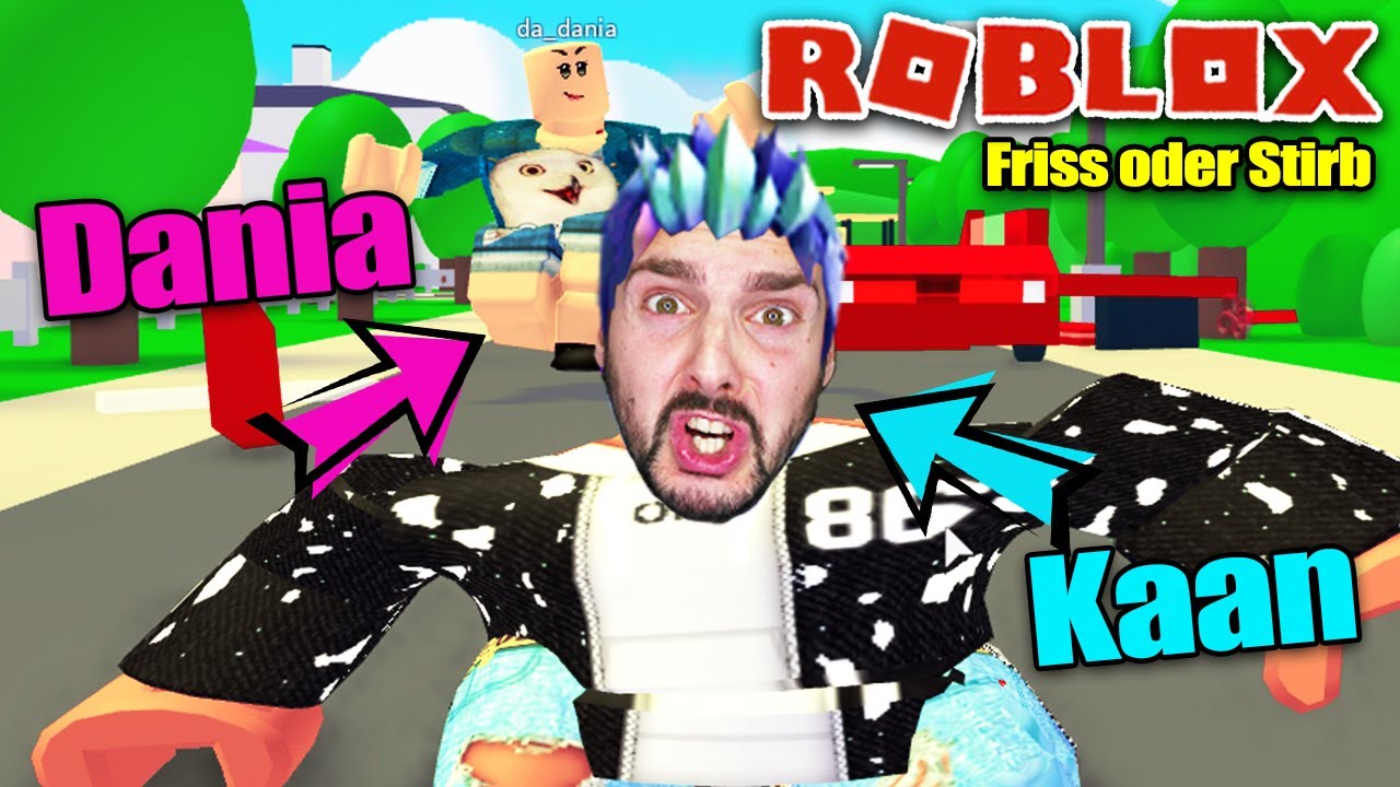 DANIA BEI DER FRISS ODER STIRB ROBLOX CHALLENGE MIT KAAN! [Eat or Die]