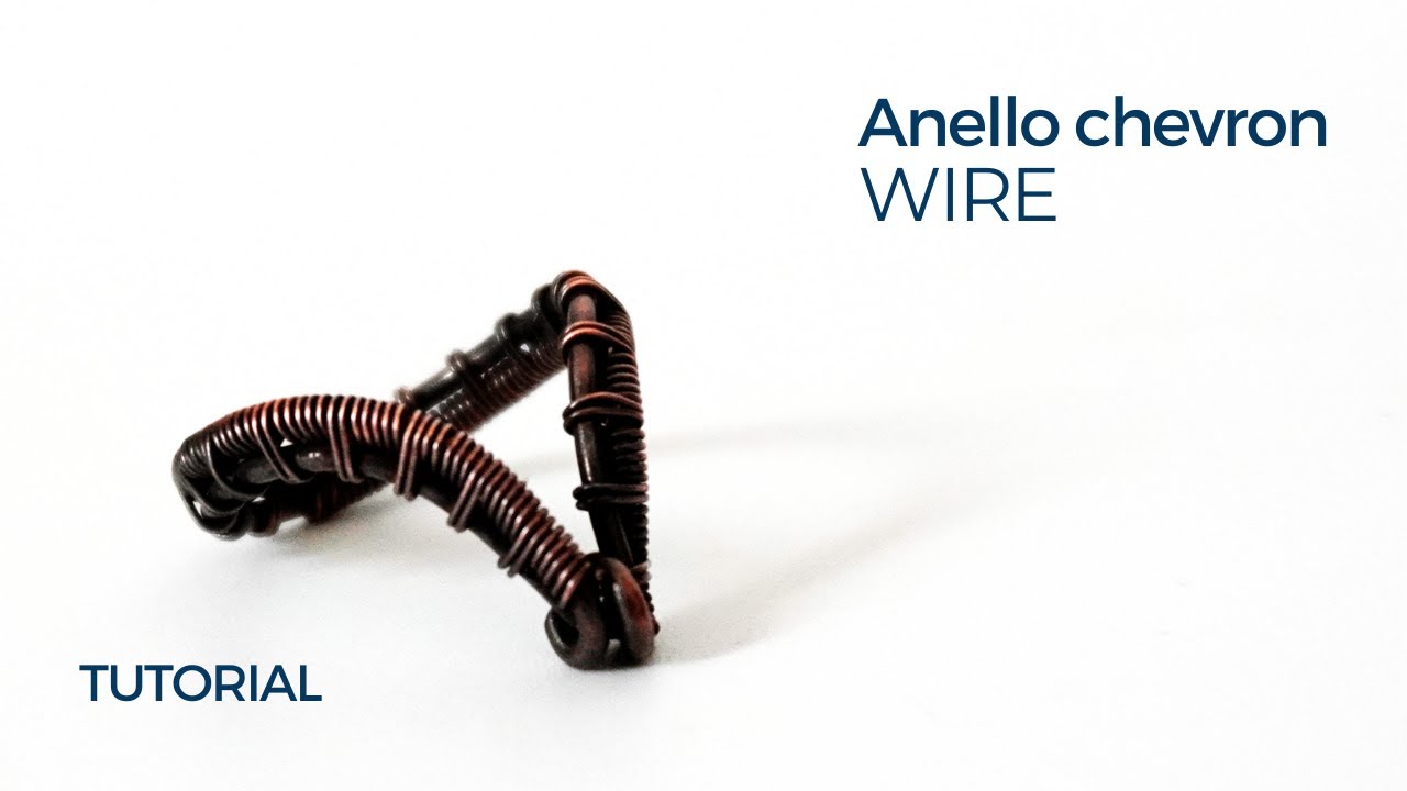 Anello chevron in tecnica wire