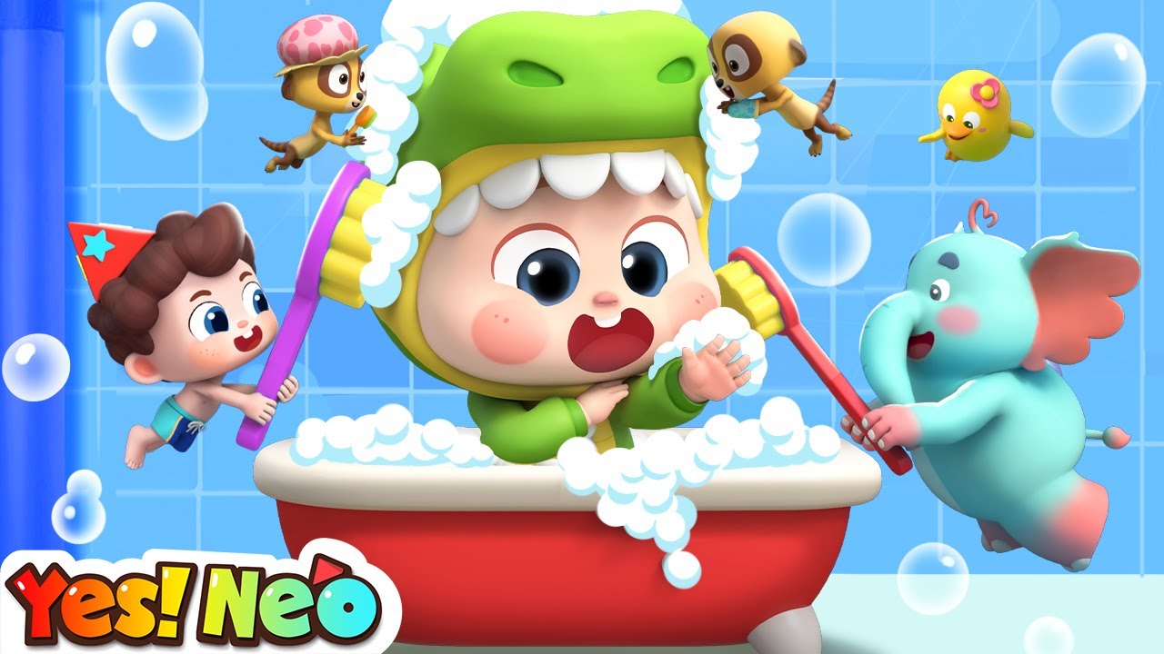 Bubble Bath Song | Fun Bath Time Song | Nursery Rhymes & Kids Songs | Yes! Neo