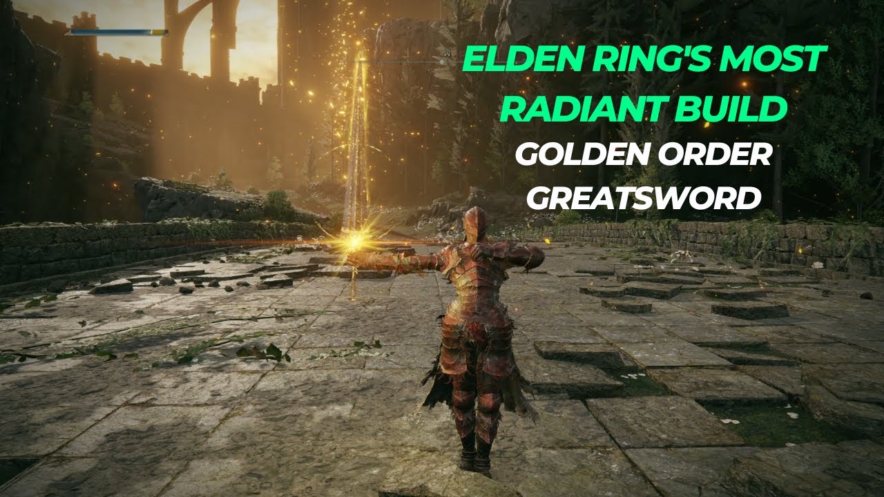 Elden Ring's Most RADIANT Build - Golden Order Greatsword