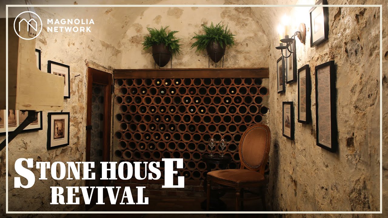 Mysterious 1600's Home Cellar, Parlor and Patio Renovation by Jeff Devlin | Magnolia Network