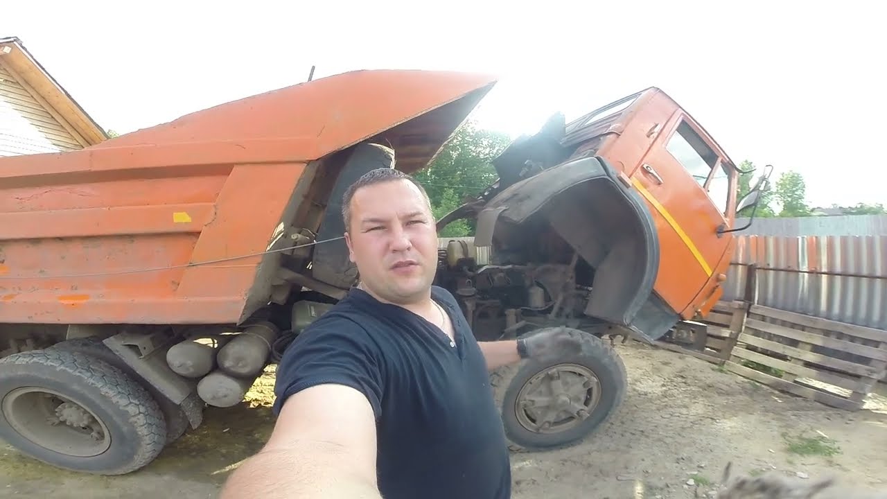 установка  влагоотделителя на старый КАМАЗ